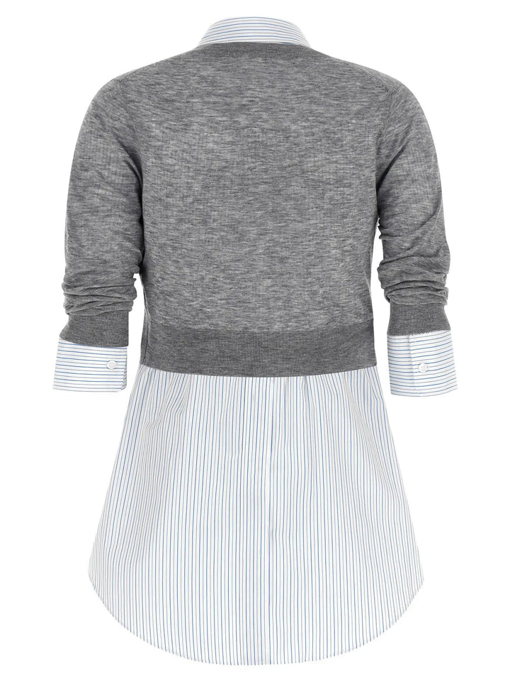 Alexander Wang Sample Sale | Alexander Wang Gray Wool Blouse - | Designer outlet