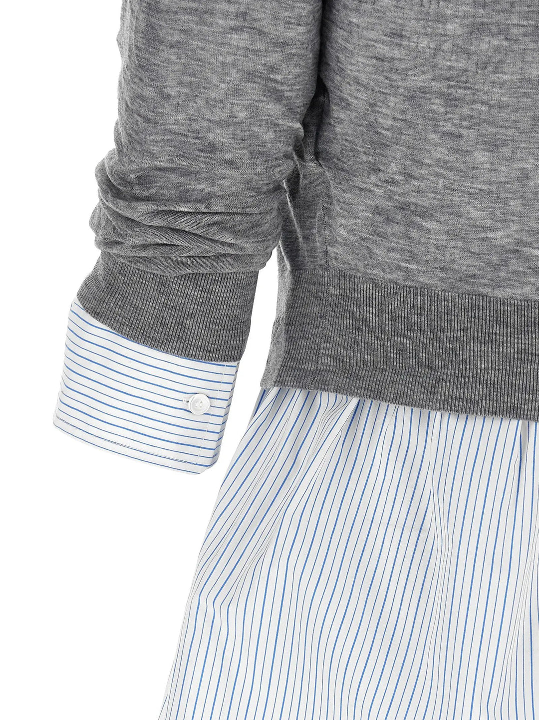 Alexander Wang Sample Sale | Alexander Wang Gray Wool Blouse - | Designer outlet
