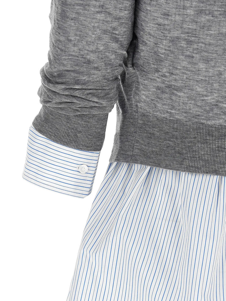 Alexander Wang Sample Sale | Alexander Wang Gray Wool Blouse - | Designer outlet