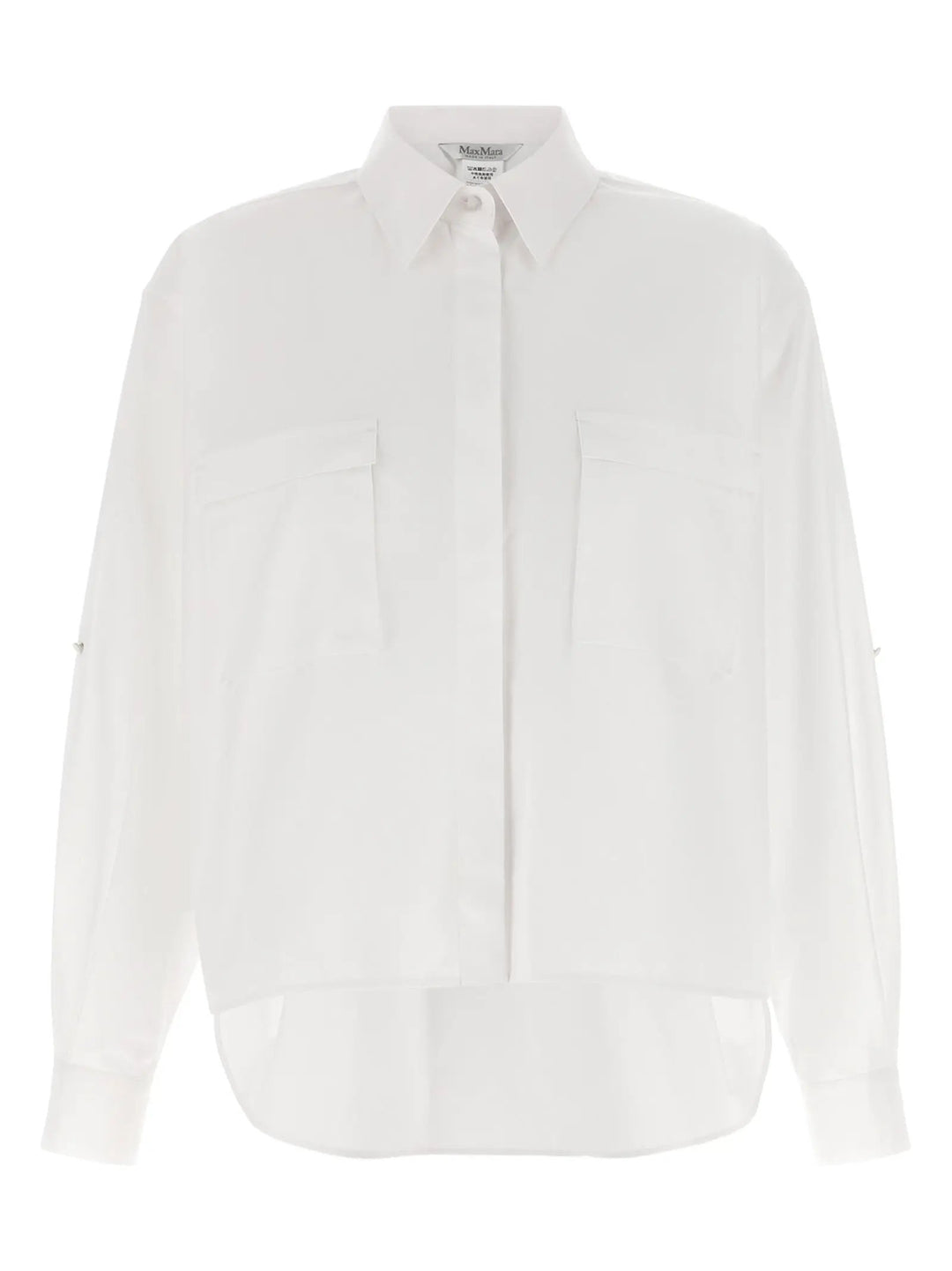 Max Mara Sample Sale | Max Mara White Cotton Blouse - | Designer outlet
