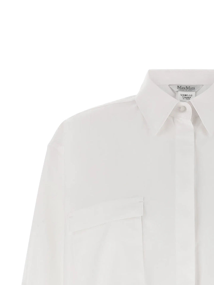 Max Mara Sample Sale | Max Mara White Cotton Blouse - | Designer outlet
