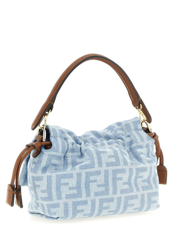 Fendi Sample Sale | Fendi Blue Cotton Handbag - | Designer outlet