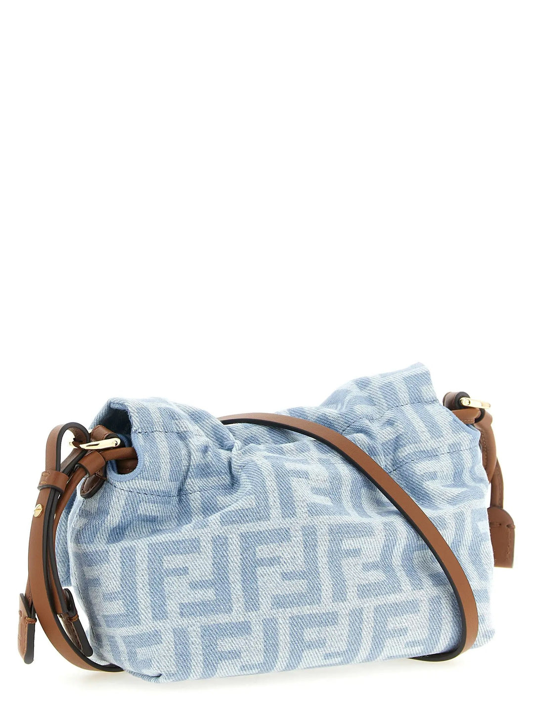 Fendi Sample Sale | Fendi Blue Cotton Handbag - | Designer outlet