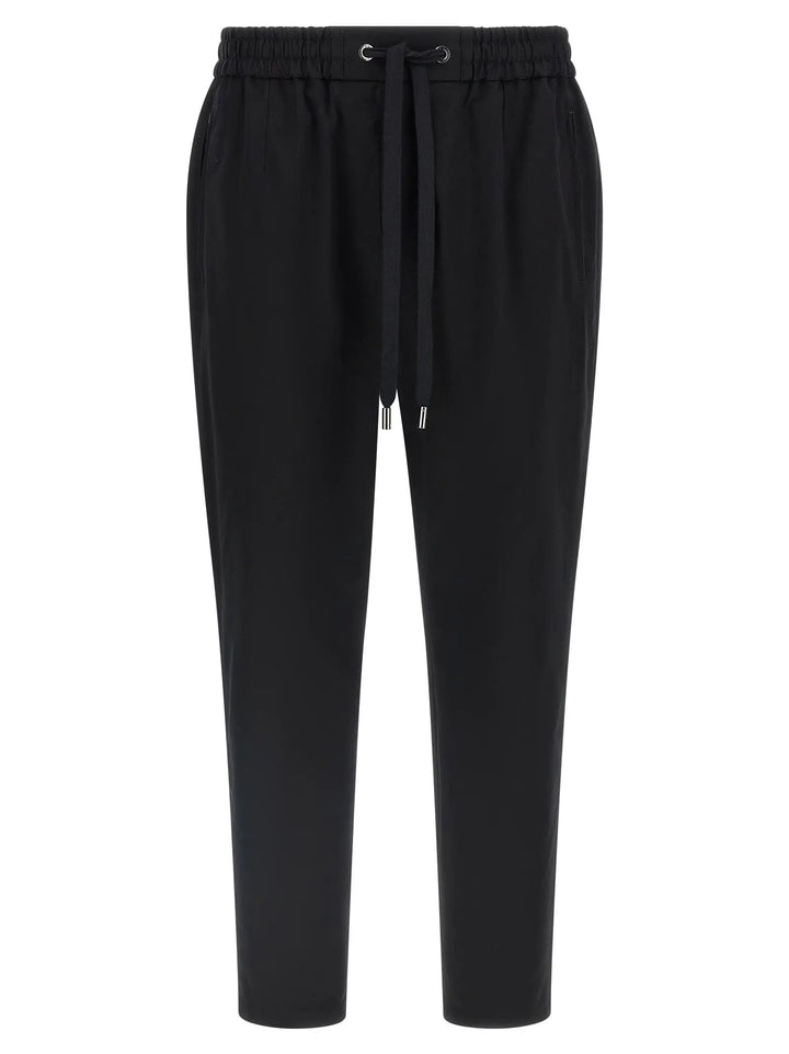 Dolce &amp; Gabbana Sample Sale | Dolce &amp; Gabbana Black Cotton Casual Pants - | Designer outlet