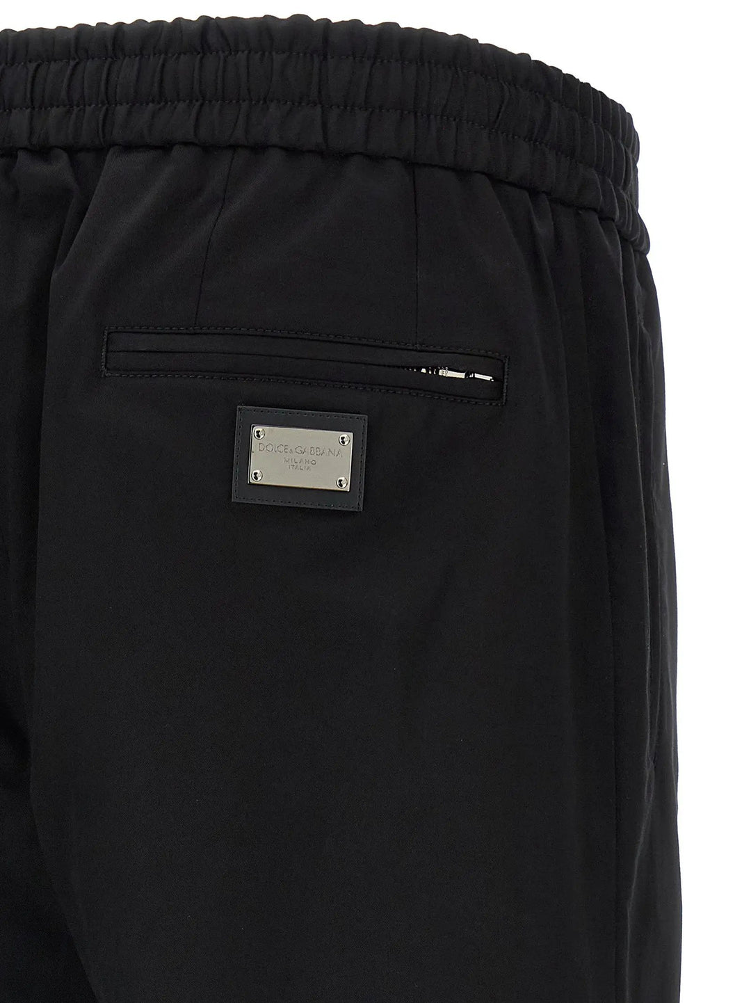 Dolce &amp; Gabbana Sample Sale | Dolce &amp; Gabbana Black Cotton Casual Pants - | Designer outlet