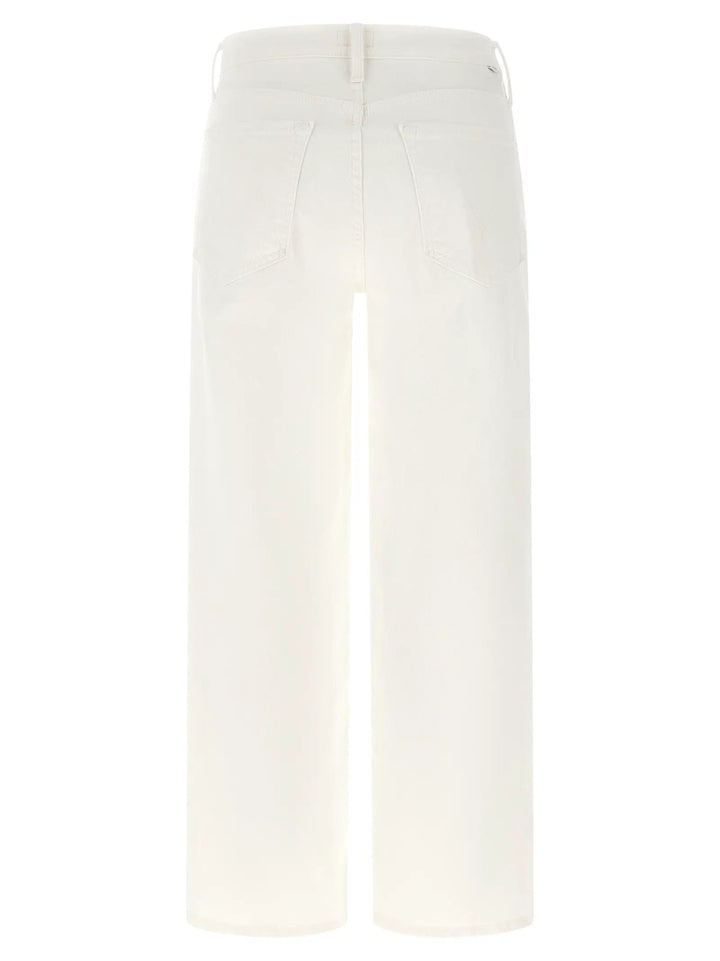 Mother Denim Sample Sale | Mother Denim White Cotton Straight-Leg Jeans - | Designer outlet