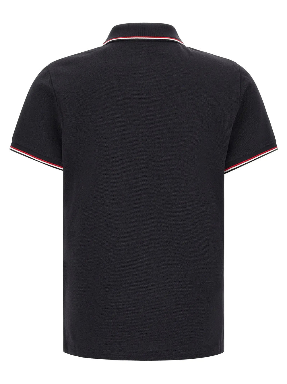Moncler Sample Sale | Moncler Blue Cotton Polo Shirt - | Designer outlet