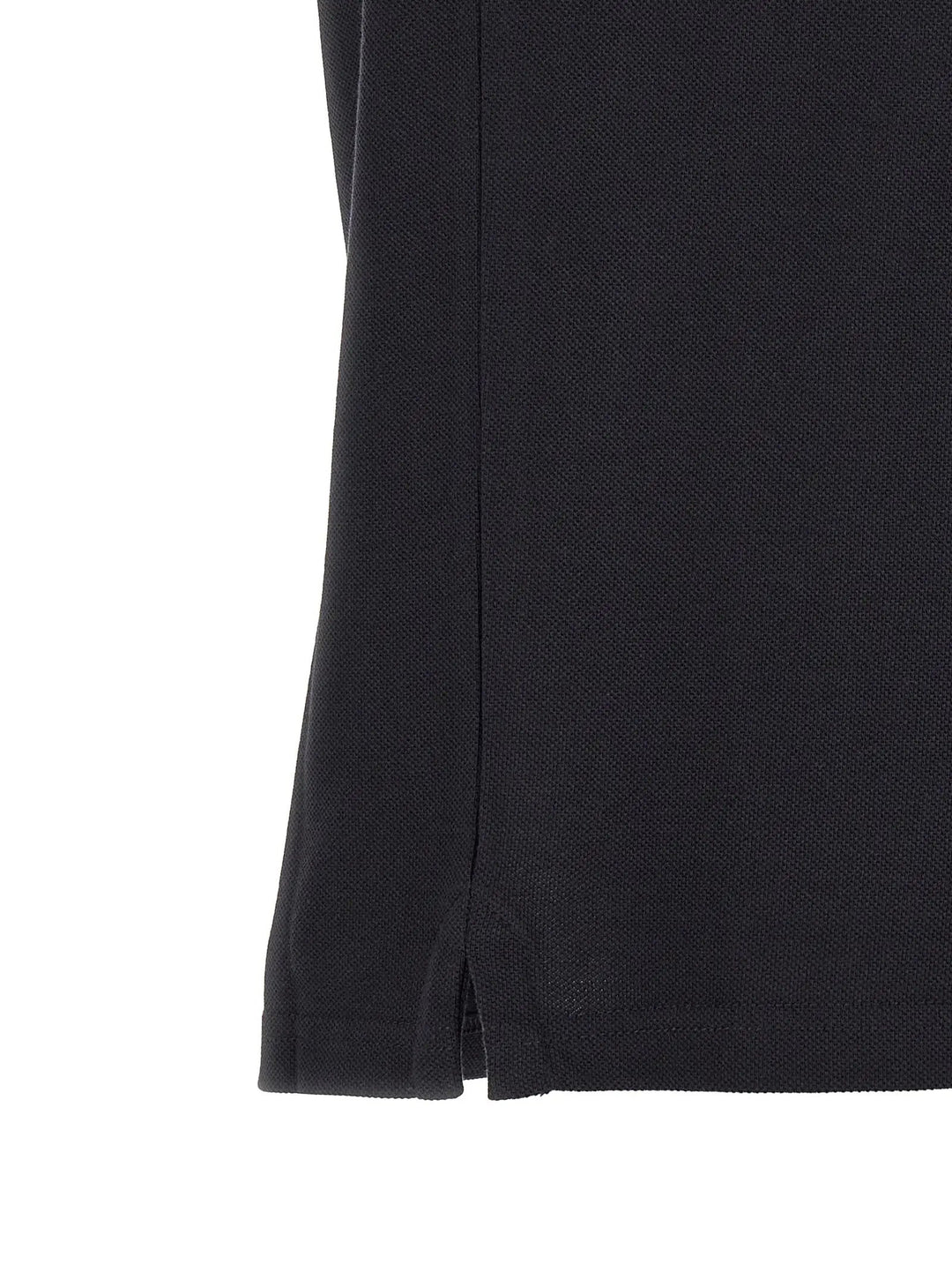Moncler Sample Sale | Moncler Blue Cotton Polo Shirt - | Designer outlet