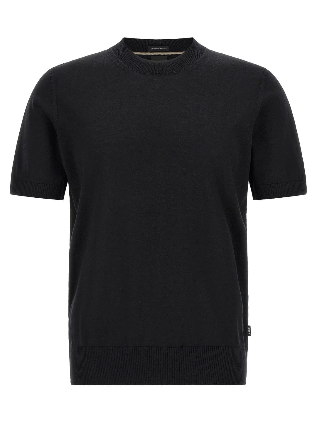 Hugo Boss Sample Sale | Hugo Boss Black Virgin Wool T-Shirt - | Designer outlet