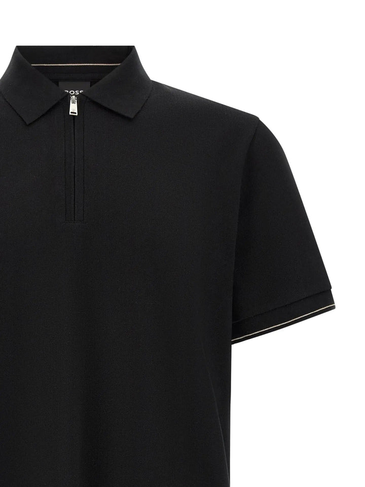 Hugo Boss Sample Sale | Hugo Boss Black Cotton Polo Shirt - | Designer outlet