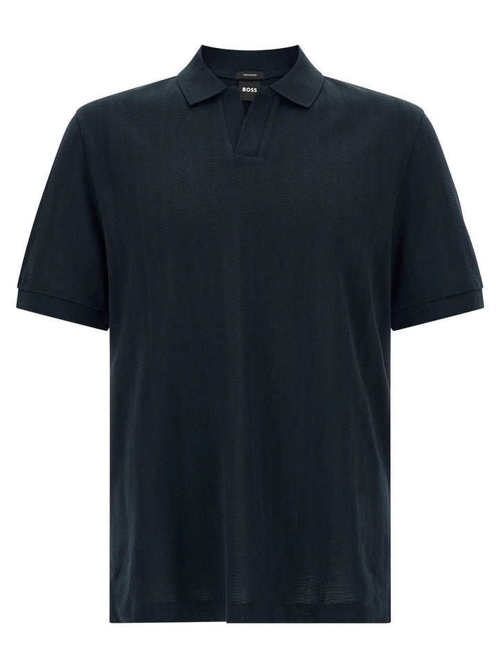 Hugo Boss Sample Sale | Hugo Boss Blue Cotton Polo Shirt - | Designer outlet