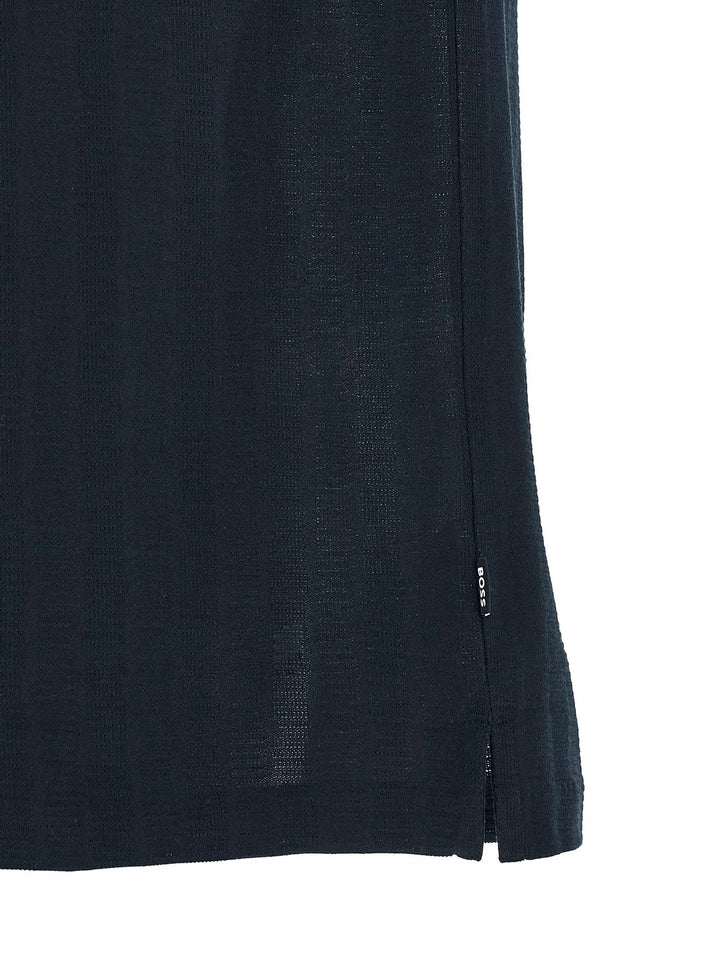 Hugo Boss Sample Sale | Hugo Boss Blue Cotton Polo Shirt - | Designer outlet