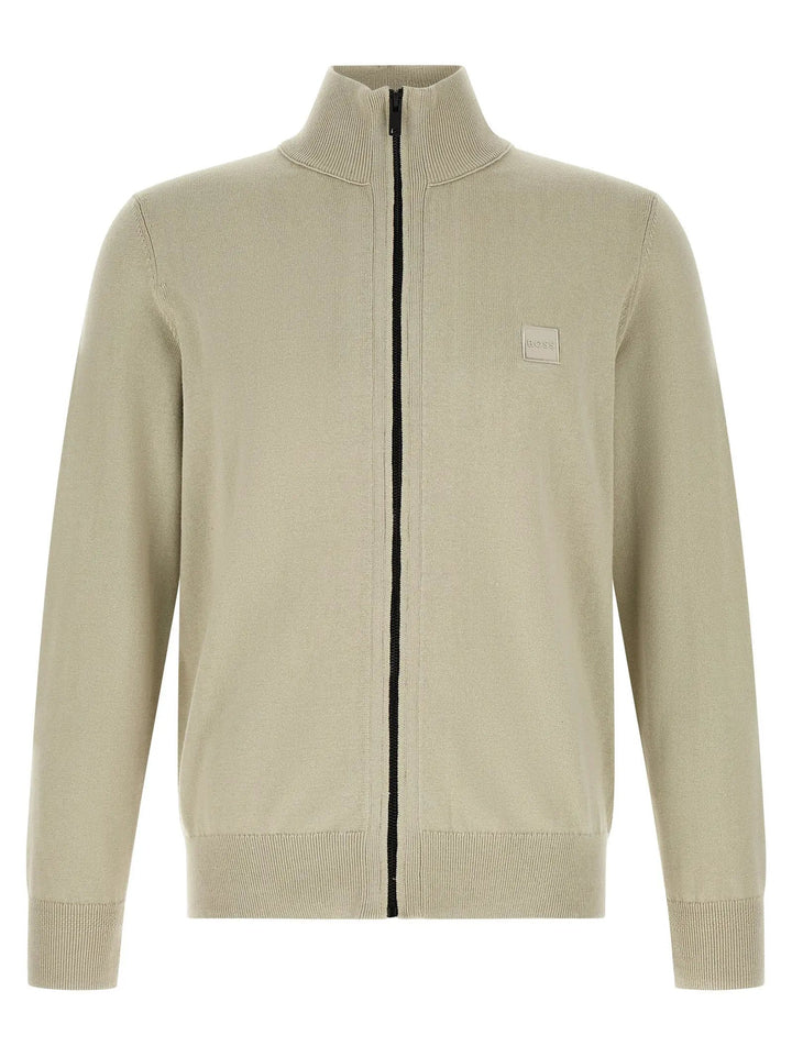 Hugo Boss Sample Sale | Hugo Boss Beige Cotton Cardigan - | Designer outlet