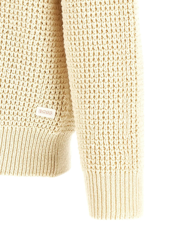 Hugo Boss Sample Sale | Hugo Boss Beige Cotton Cardigan - | Designer outlet