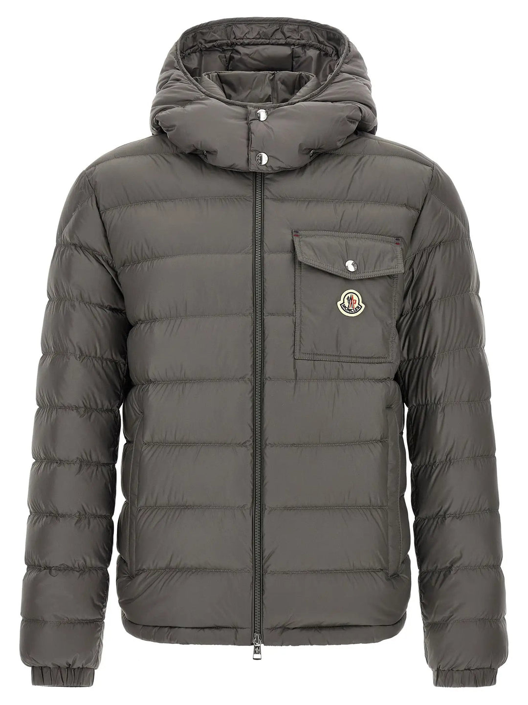 Moncler Sample Sale | Moncler Gray Polyamide Full-Length Jacket - | Designer outlet
