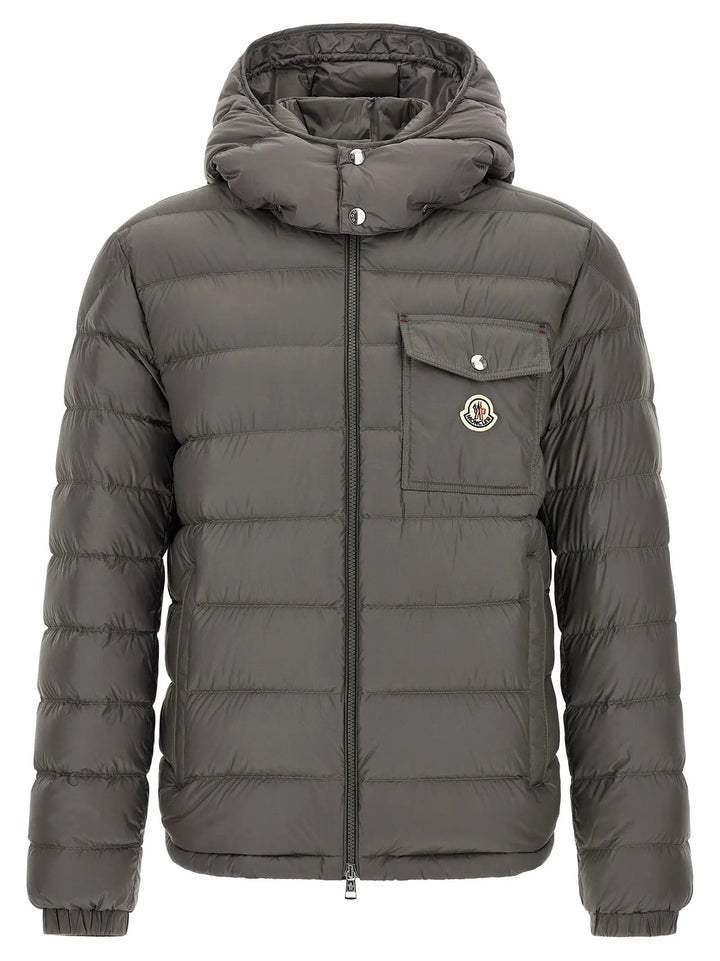Moncler Sample Sale | Moncler Gray Polyamide Full-Length Jacket - | Designer outlet