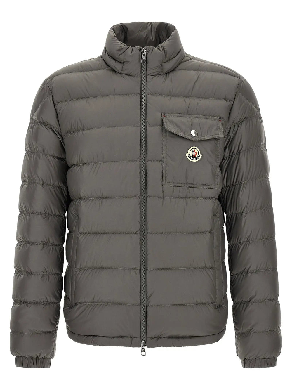 Moncler Sample Sale | Moncler Gray Polyamide Full-Length Jacket - | Designer outlet