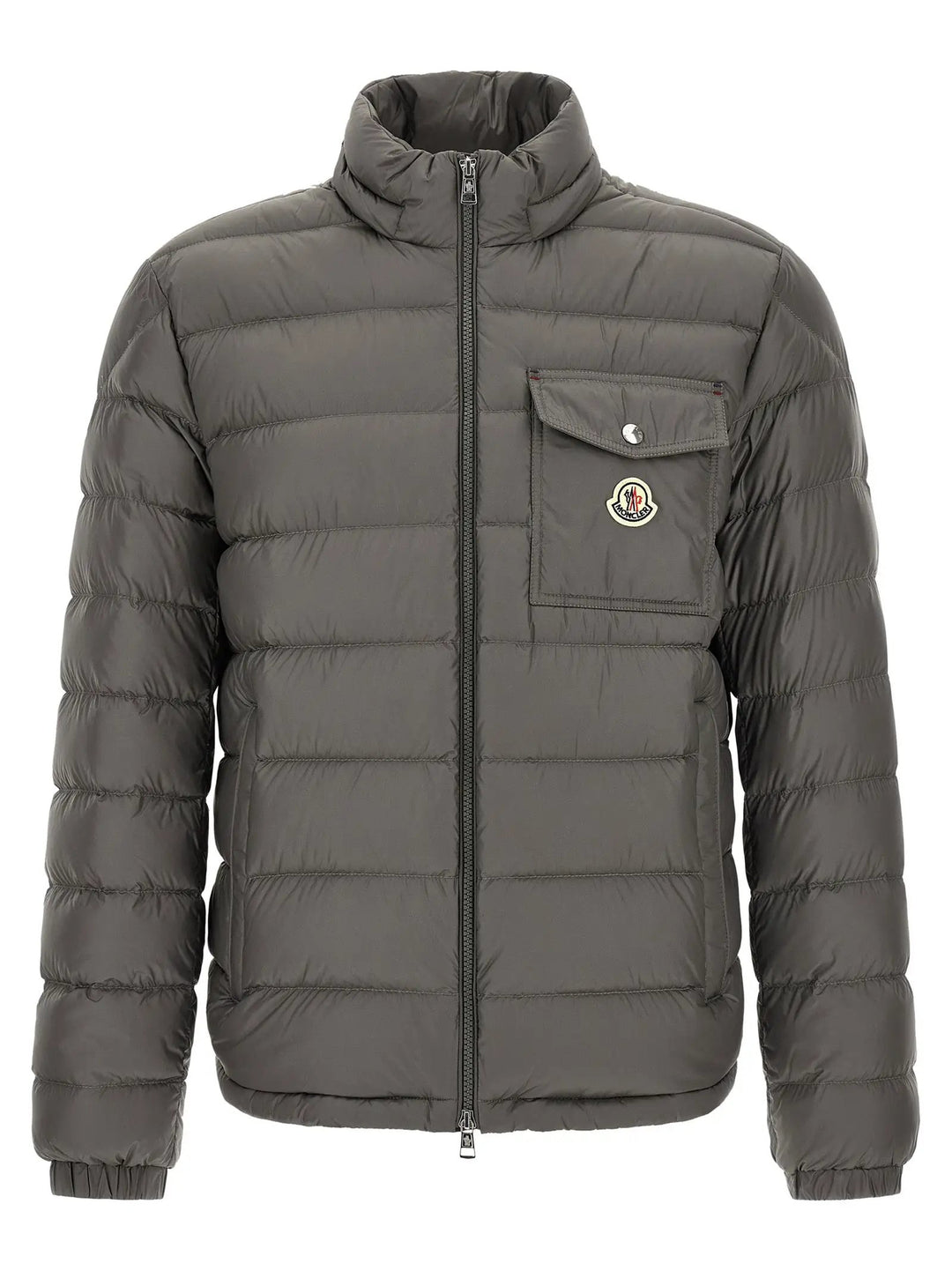 Moncler Sample Sale | Moncler Gray Polyamide Full-Length Jacket - | Designer outlet