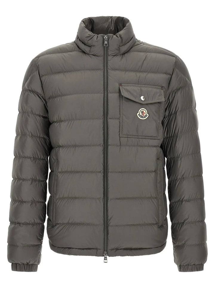 Moncler Sample Sale | Moncler Gray Polyamide Full-Length Jacket - | Designer outlet