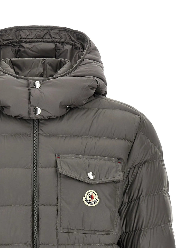 Moncler Sample Sale | Moncler Gray Polyamide Full-Length Jacket - | Designer outlet