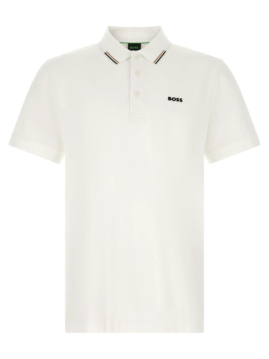 Hugo Boss Sample Sale | Hugo Boss White Cotton Polo Shirt - | Designer outlet