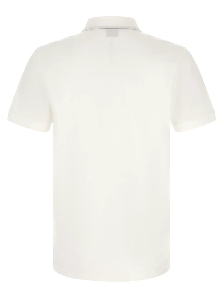 Hugo Boss Sample Sale | Hugo Boss White Cotton Polo Shirt - | Designer outlet