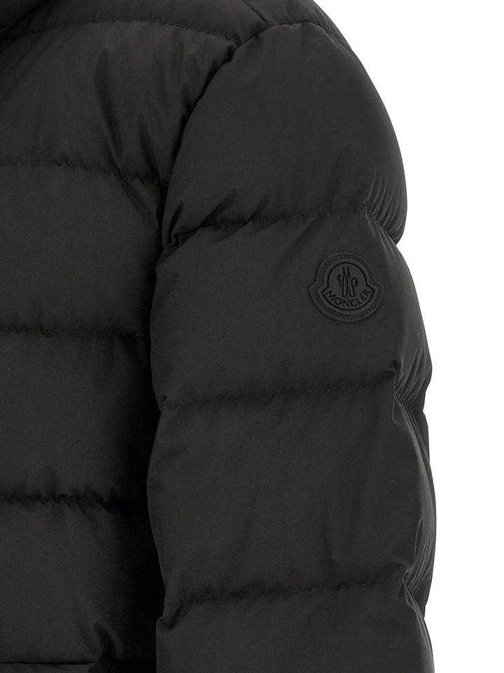 Moncler Sample Sale | Moncler Black Polyester Full-Length Jacket - | Designer outlet