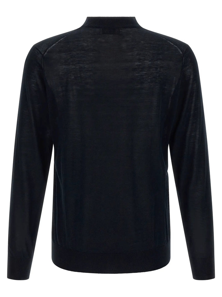 Brunello Cucinelli Sample Sale | Brunello Cucinelli Blue Silk Cardigan - | Designer outlet