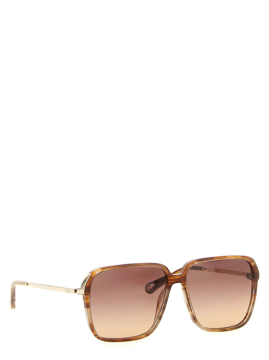 Chloé Sample Sale | Chloé Brown Acetate Sunglasses - | Designer outlet