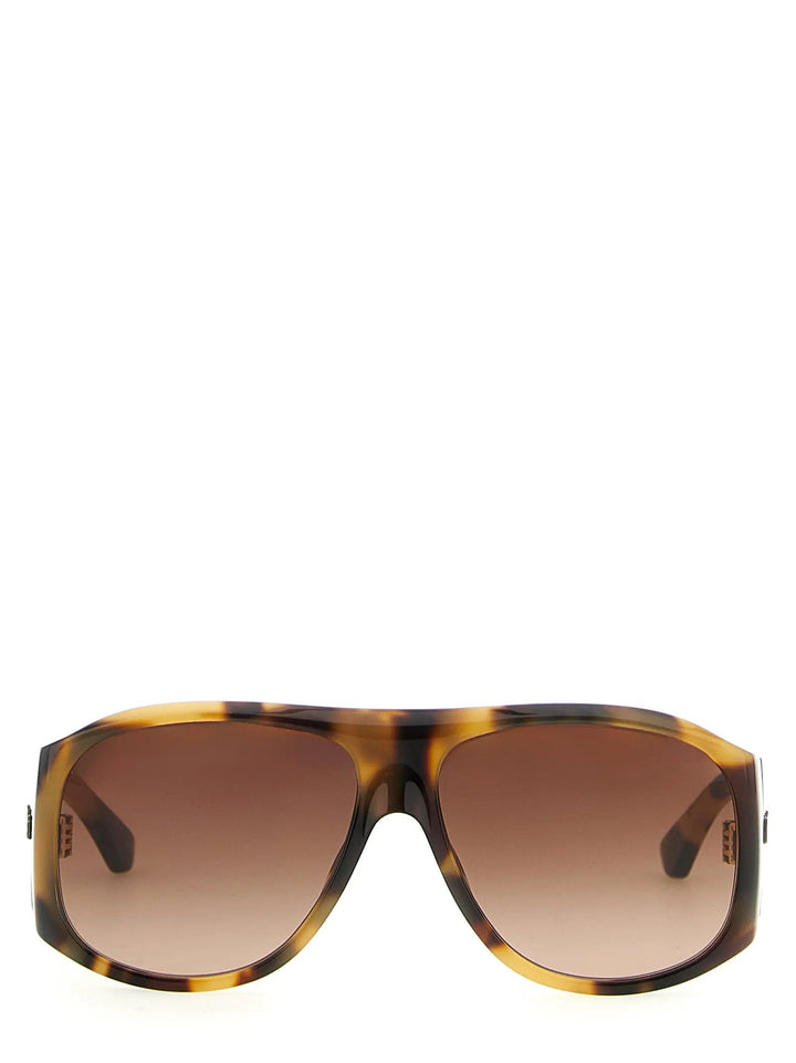 Chloé Sample Sale | Chloé Brown Acetate Sunglasses - | Designer outlet