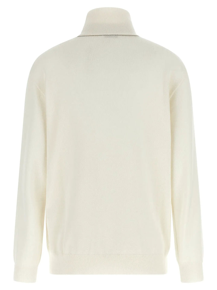 Brunello Cucinelli Sample Sale | Brunello Cucinelli White Cashmere Cardigan - | Designer outlet