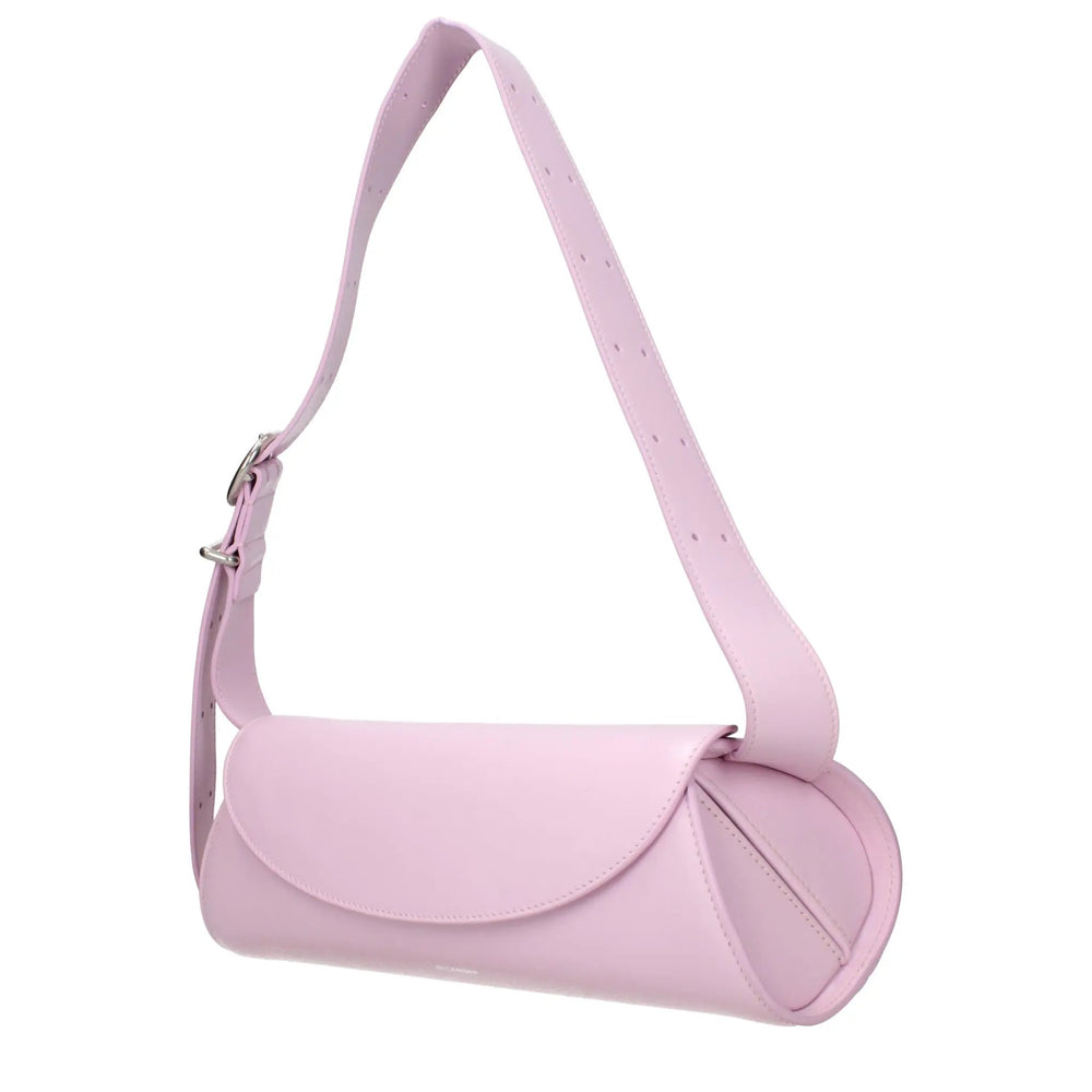 Jil Sander Sample Sale | Jil Sander Pink Leather Crossbody Bag - | Designer outlet