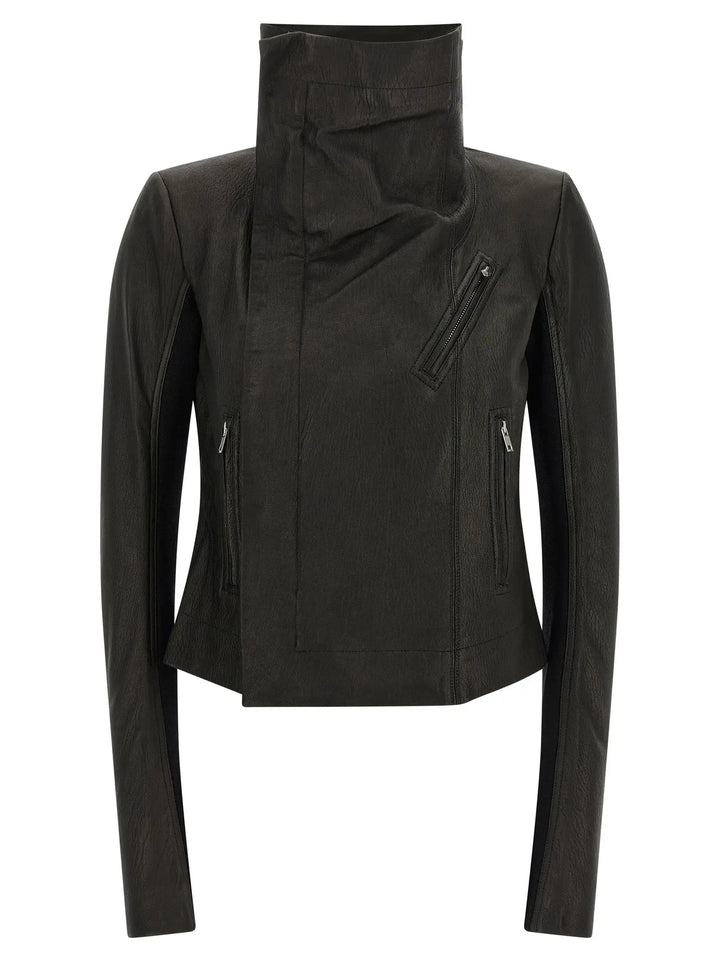 Rick Owens Sample Sale | Rick Owens Black Lamb Leather Leather Jacket - | Designer outlet