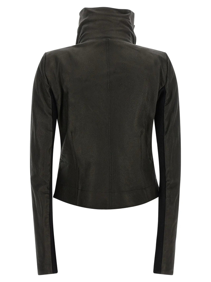 Rick Owens Sample Sale | Rick Owens Black Lamb Leather Leather Jacket - | Designer outlet