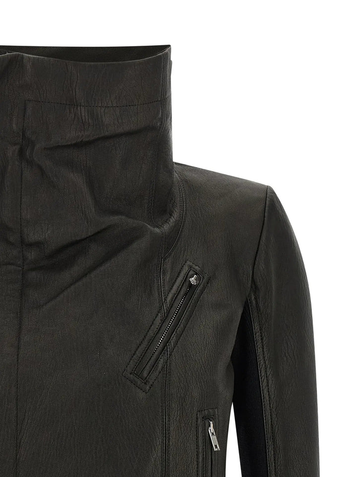 Rick Owens Sample Sale | Rick Owens Black Lamb Leather Leather Jacket - | Designer outlet