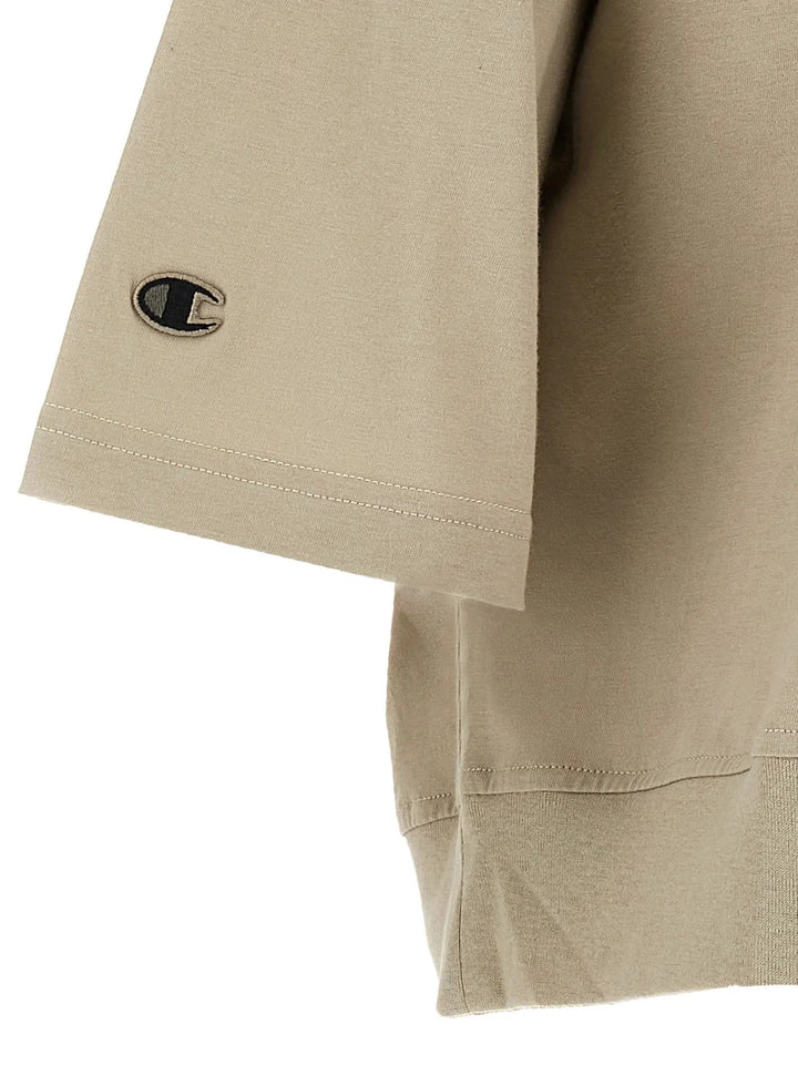 Rick Owens Sample Sale | Rick Owens Gray Cotton T-Shirt - | Designer outlet