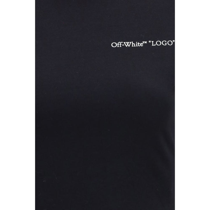 Off-White Black Cotton T-Shirt