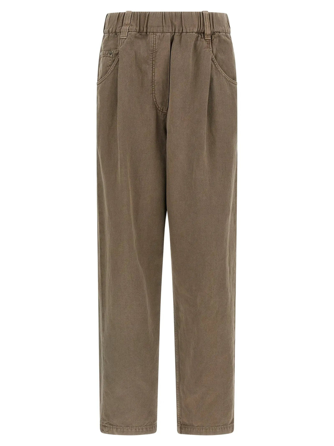 Brunello Cucinelli Sample Sale | Brunello Cucinelli Brown Cotton Casual Pants - | Designer outlet