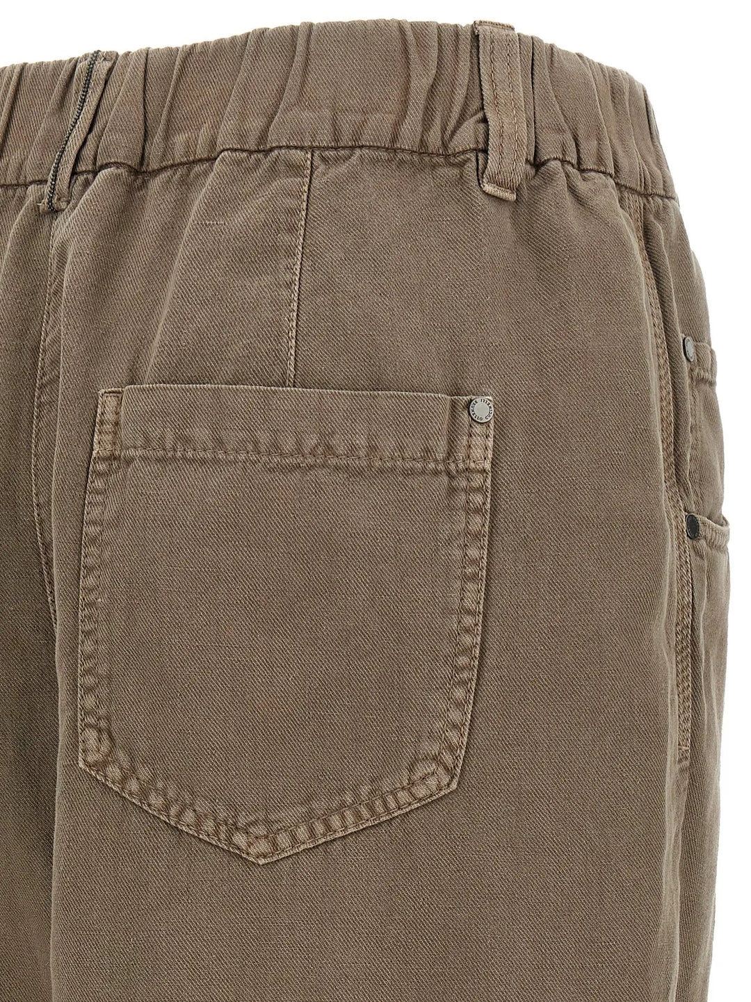 Brunello Cucinelli Sample Sale | Brunello Cucinelli Brown Cotton Casual Pants - | Designer outlet
