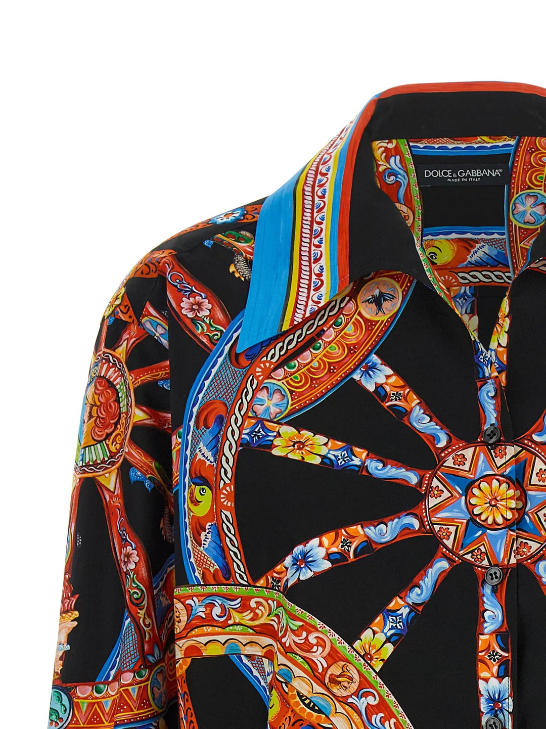 Dolce &amp; Gabbana Sample Sale | Dolce &amp; Gabbana Multicolor Cotton Blouse - | Designer outlet