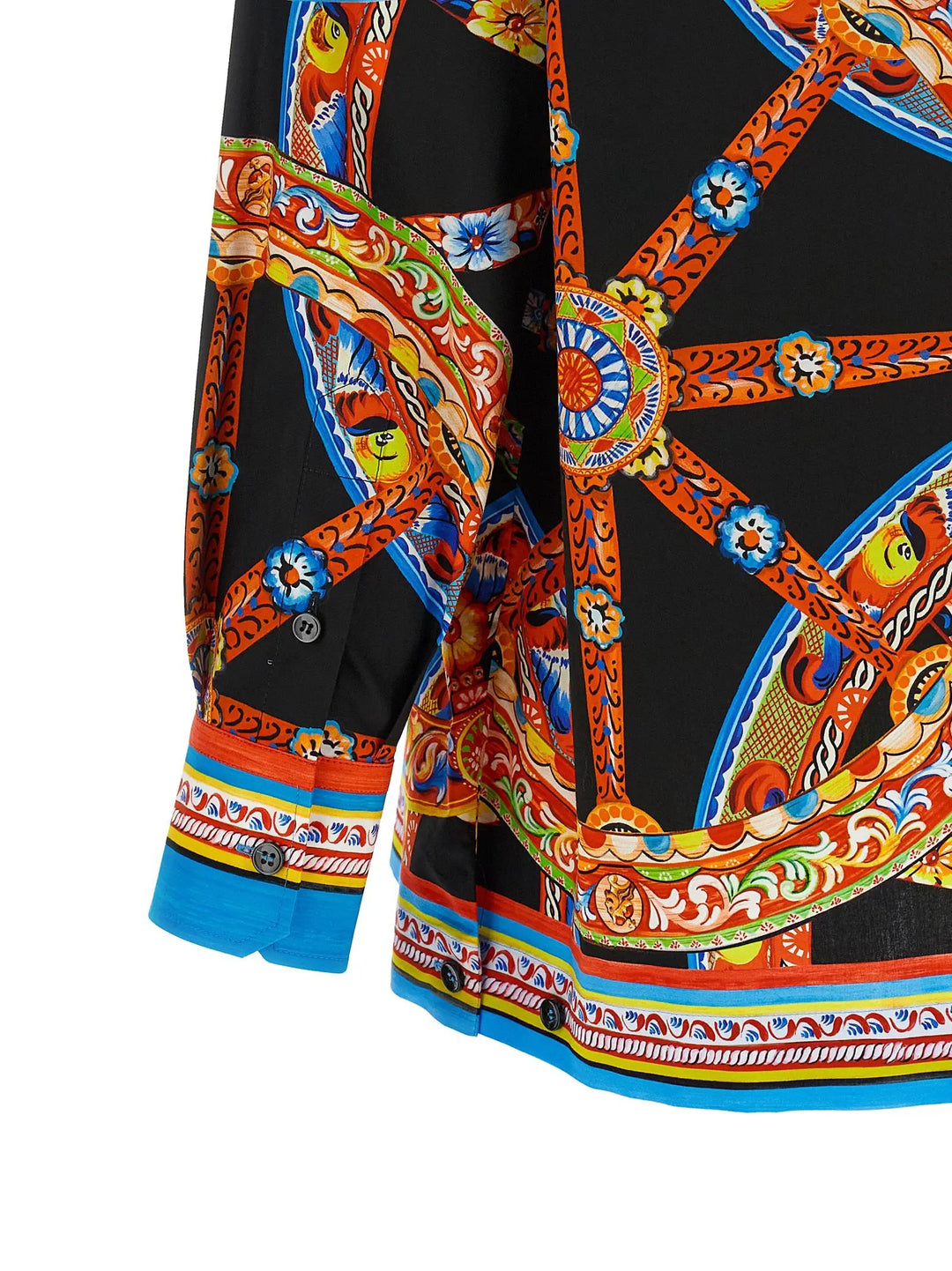 Dolce &amp; Gabbana Sample Sale | Dolce &amp; Gabbana Multicolor Cotton Blouse - | Designer outlet
