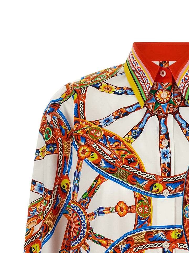 Dolce &amp; Gabbana Sample Sale | Dolce &amp; Gabbana Multicolor Cotton Blouse - | Designer outlet