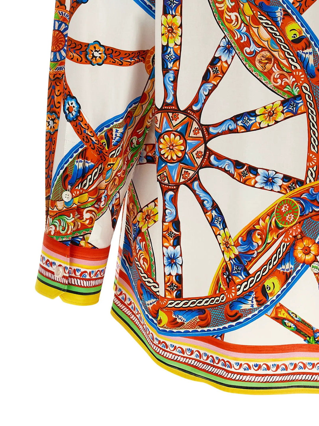 Dolce &amp; Gabbana Sample Sale | Dolce &amp; Gabbana Multicolor Cotton Blouse - | Designer outlet