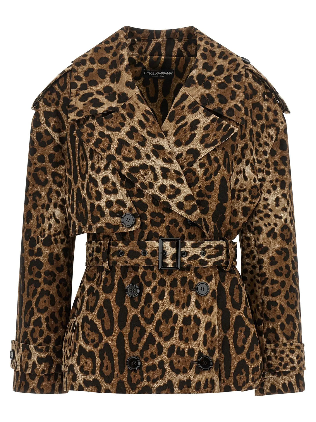 Dolce &amp; Gabbana Sample Sale | Dolce &amp; Gabbana Brown Cotton Coat - | Designer outlet