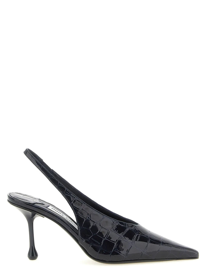Jimmy Choo Sample Sale | Jimmy Choo Blue Leather High Heel Pumps - | Designer outlet