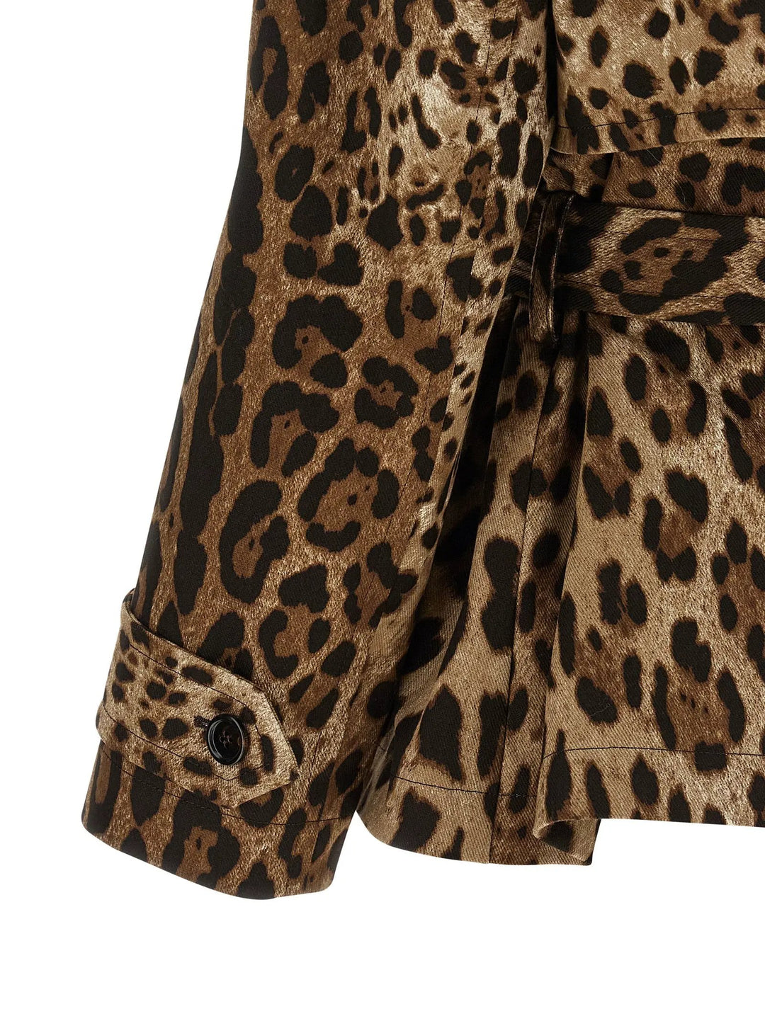 Dolce &amp; Gabbana Sample Sale | Dolce &amp; Gabbana Brown Cotton Coat - | Designer outlet