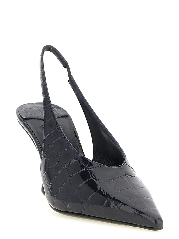 Jimmy Choo Sample Sale | Jimmy Choo Blue Leather High Heel Pumps - | Designer outlet