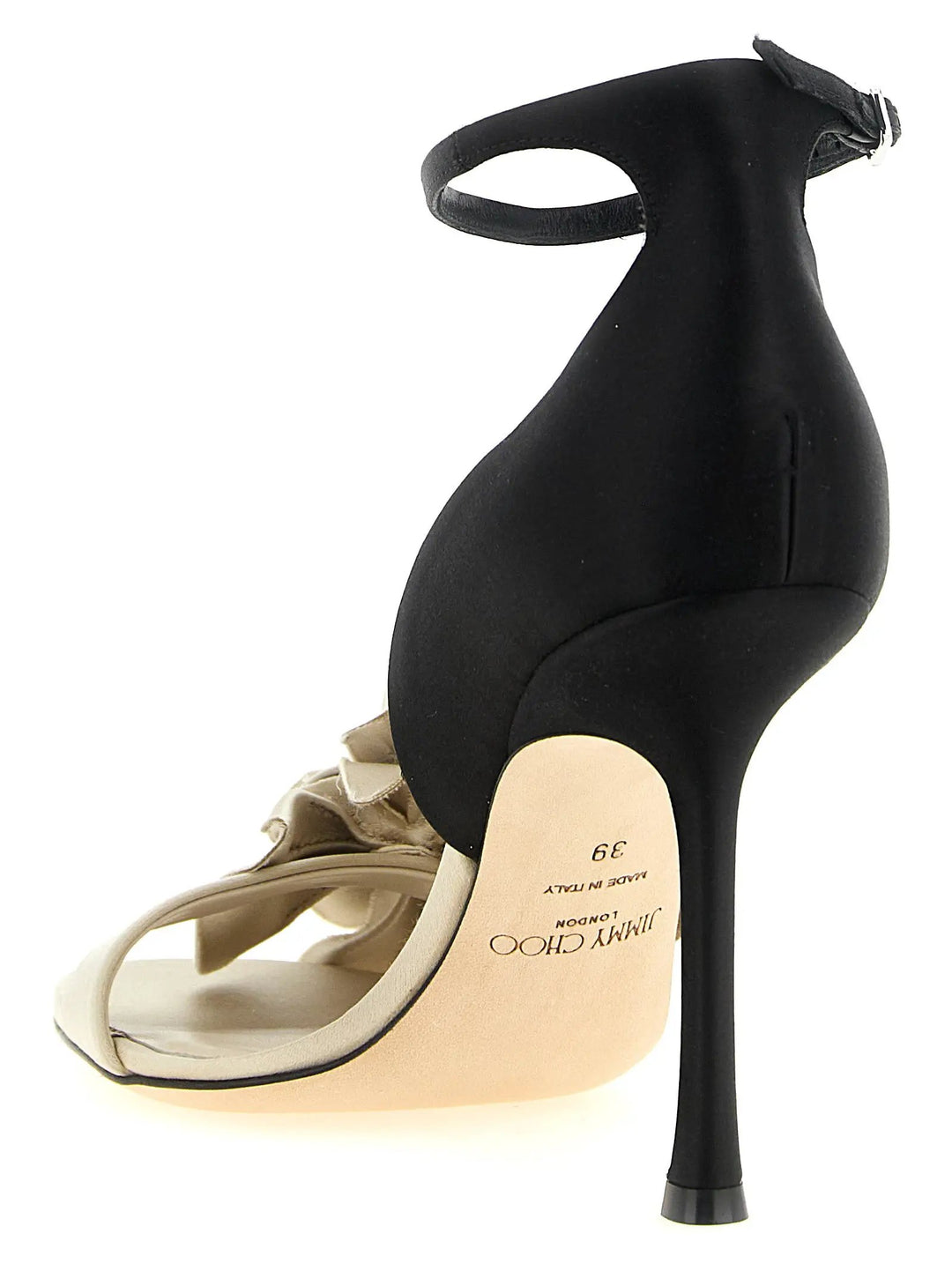 Jimmy Choo Sample Sale | Jimmy Choo Multicolor Tencel Stiletto Heel Sandals - | Designer outlet