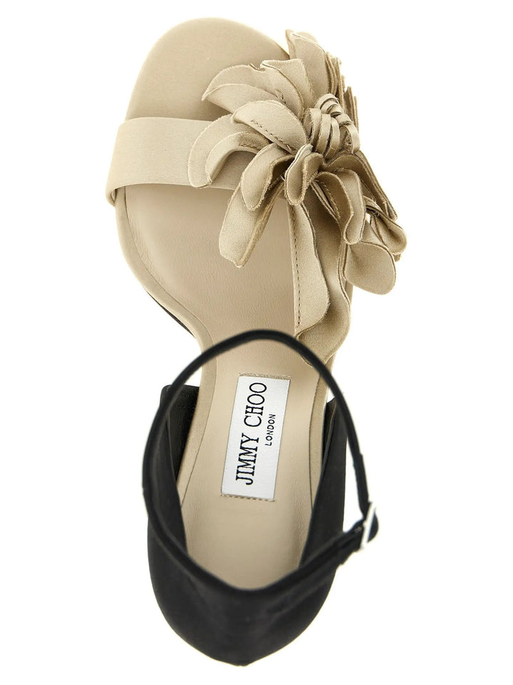 Jimmy Choo Sample Sale | Jimmy Choo Multicolor Tencel Stiletto Heel Sandals - | Designer outlet