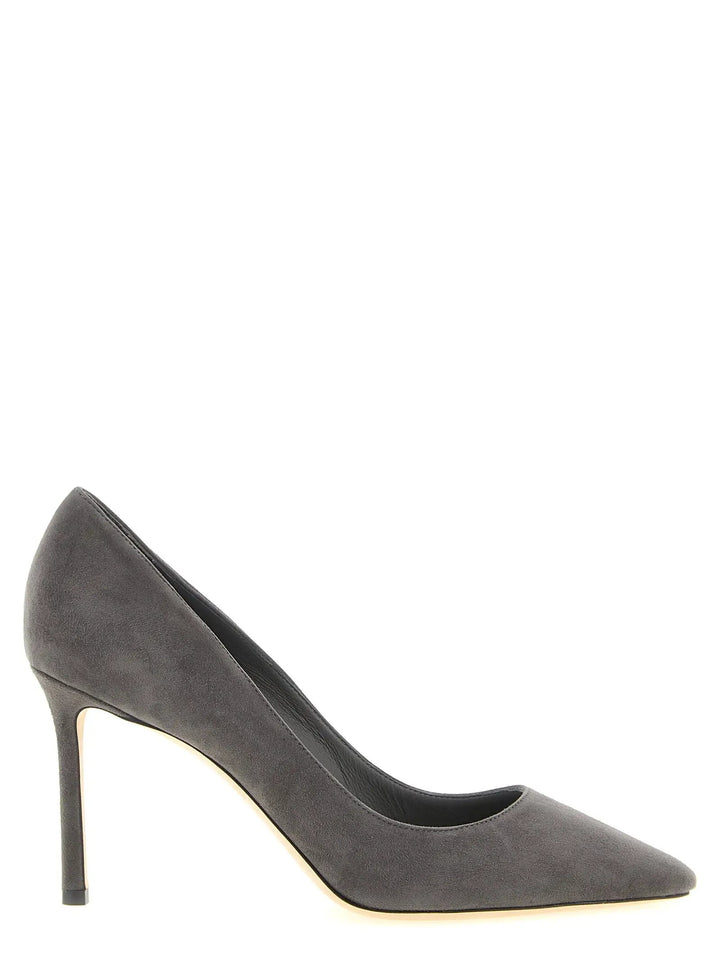 Jimmy Choo Sample Sale | Jimmy Choo Gray Leather High Heel Pumps - | Designer outlet